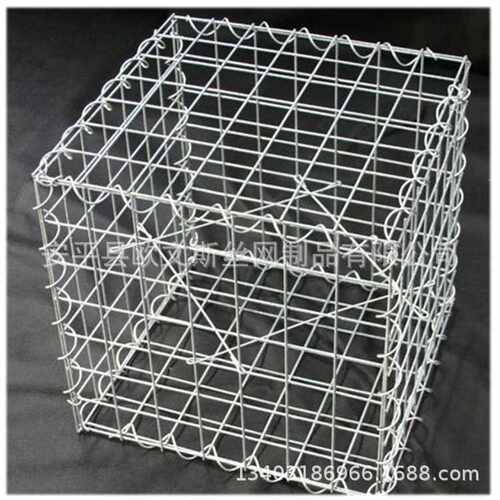 景观用电焊石笼网 生态绿化热镀锌铁丝石笼挡墙 无锈熔接方格石笼