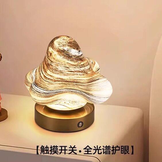 星球小卧室磁浮房间亮灯月球红氛围床头台灯客厅悬空睡眠灯护眼