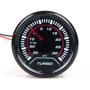 新款 2寸汽车改装仪表 涡轮仪表-30-30PSI 汽车电子仪表 带传感器