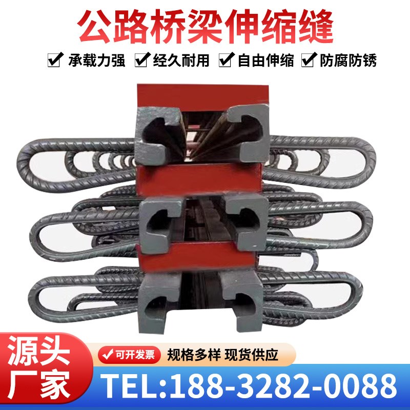 公路桥梁伸缩缝GQF-C40F6u0D80160240型ERG异型钢毛勒缝模数式装