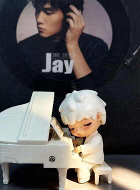 泡泡Hirono马特小野钢琴师手办潮流玩具时尚礼物精致桌面摆件创意