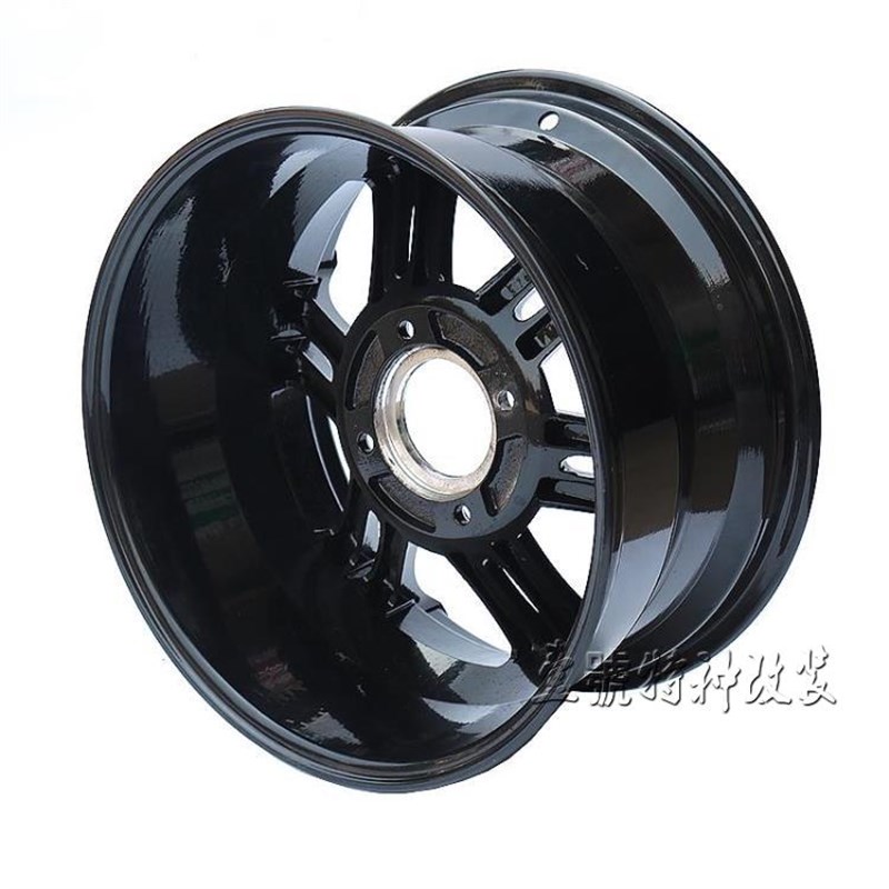 DIY改装四轮卡丁车沙滩车摩托车轮毂235/30-14寸扁平铝轮圈