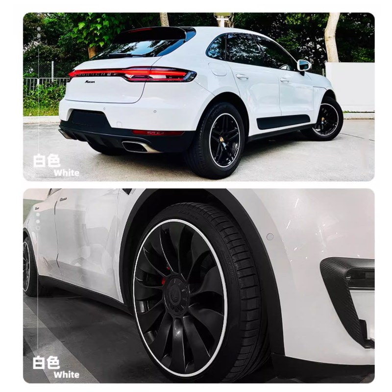 【黏贴款】一体成型铝合金材质汽车轮毂防刮蹭擦保护圈 轮子装饰