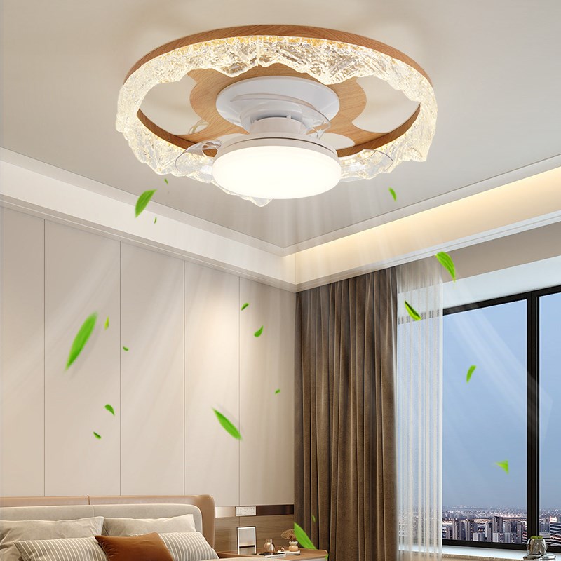 现代轻奢卧室风扇吸顶灯家用吸顶静音饭厅简约高级感卧室吊扇灯具