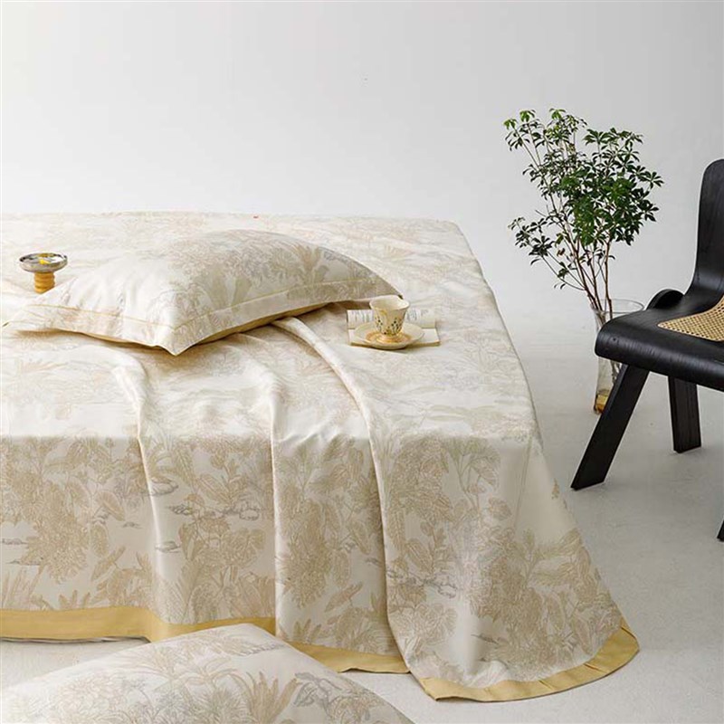 高端竹纤维凉席三件套夏季兰精天丝床单家用冰丝可水洗空调软席子