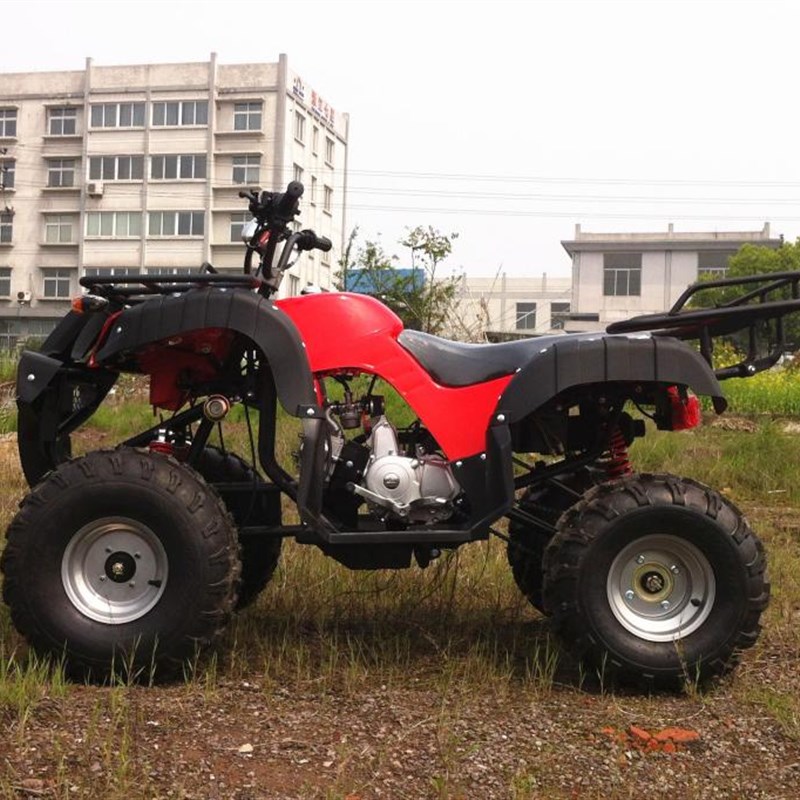 新款ATV改装双网灯8寸真空胎125CC沙滩车四轮越野摩托车