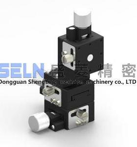 供应燕尾螺杆驱动光学手动微调台XYZ轴LWFDV25-R/XYZEG25精密滑台