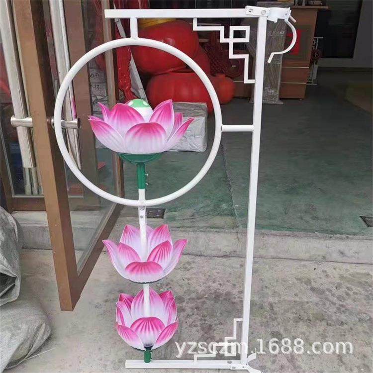 新品异形灯杆挂件装饰中国结节日灯路灯户外防水装宣传广告灯设计