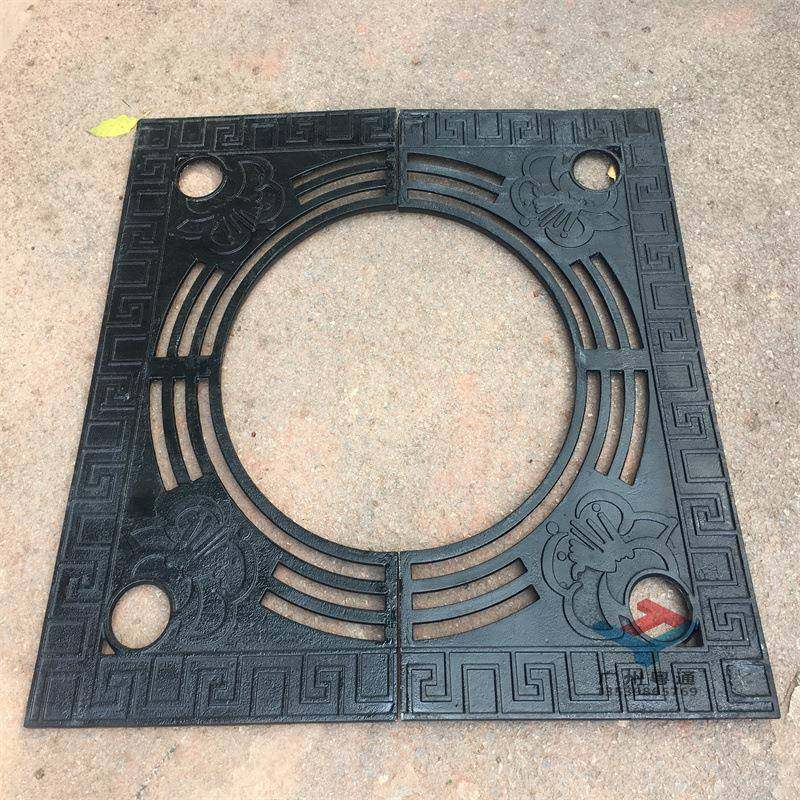 铸铁树篦子木棉花图案浮雕树池盖板铁艺树坑装饰盖,基础建材,其它,淘宝优惠券,粉丝福利购,淘宝优惠卷