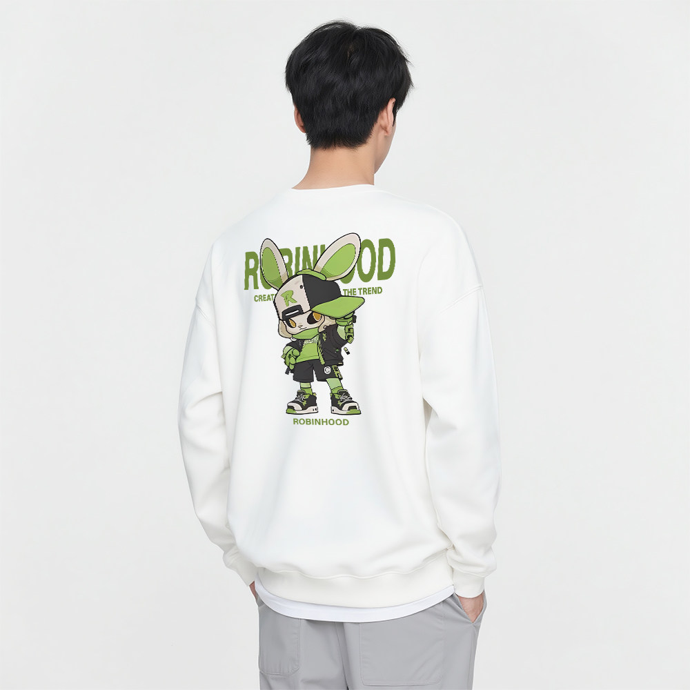 罗宾汉2025秋季上新轻奢痞帅卫衣