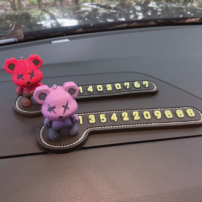 汽车临时停车电话牌可爱女车上摆件车载挪车号码牌新款2022款车内,汽车用品/电子/清洗/改装,停车号码牌,淘宝优惠券,粉丝福利购,淘宝优惠卷