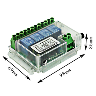 12V24V48V70V无线四路遥控开关正反转电机 窗帘水泵无线遥控模块