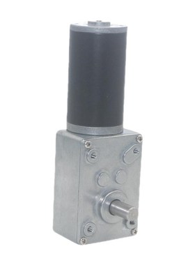 5840-31ZY永磁直流涡轮蜗杆减速电机12v24V 窗帘机广告牌电机牙箱