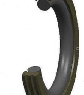 孔用旋转格莱圈回转方形圈GNS BNS OED114*103*4.2氟胶O型圈