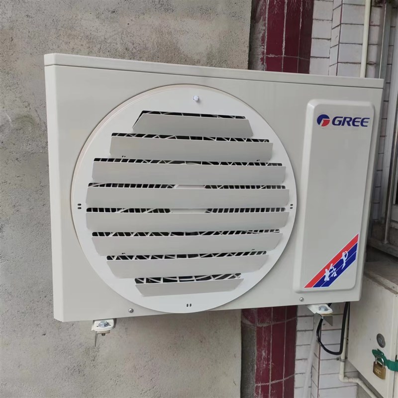 空调外机防风挡板导风罩改风向防直吹散热罩导流免打孔改方向百叶