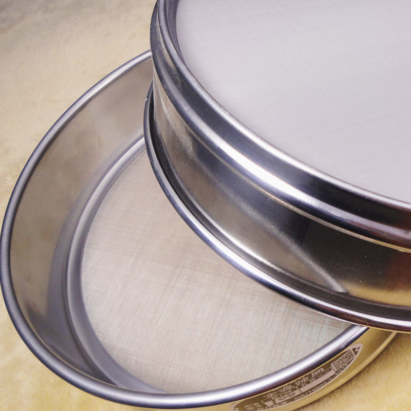 冲框加厚不锈钢筛子筛网标准分样筛实验试验筛目全中药粉筛5-40cm