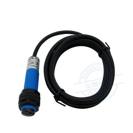 M12光电开关传感器E3F1-DS5C4漫反射三线NPN PNP 常开 常闭12V24V