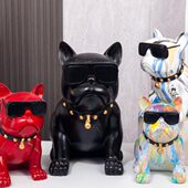 2024年新款 法斗狗存钱罐十二生肖储钱储蓄罐只进不出大容量大人