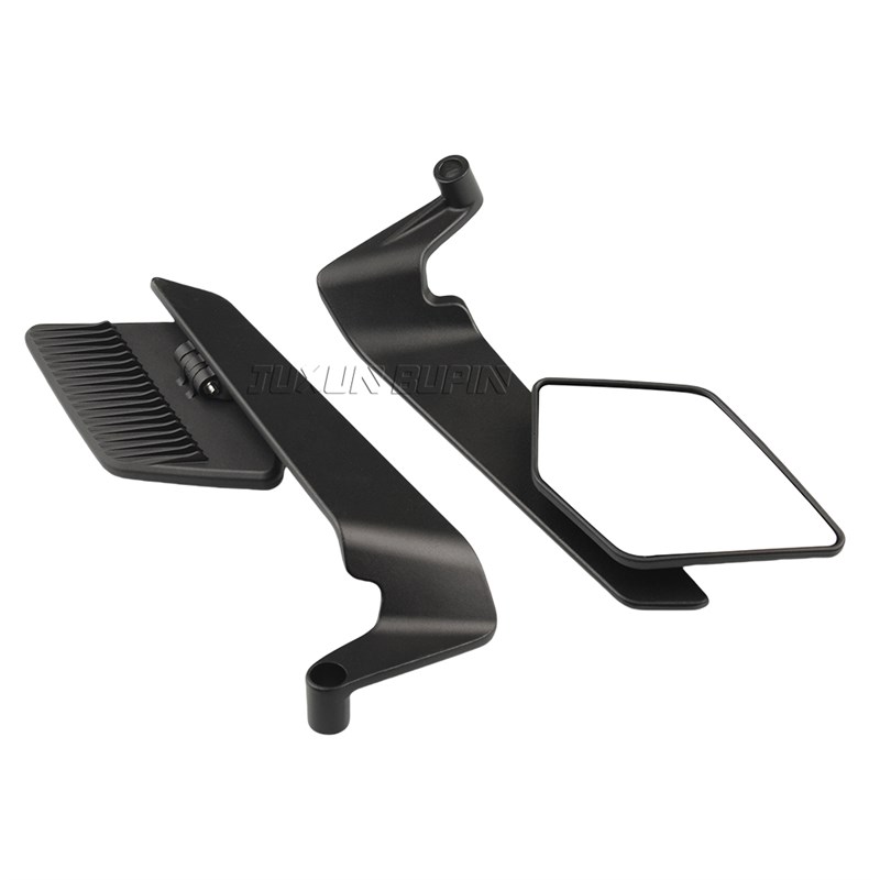 适用本田九号小牛电动车折叠版反光镜摩托车通用定风翼后视镜改装