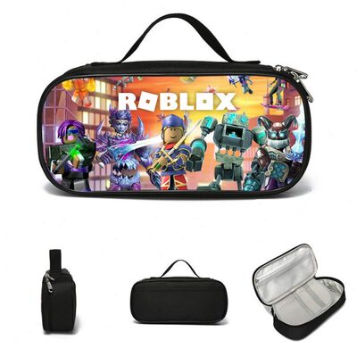 新款Roblox笔袋大容量学生文具袋游戏罗布乐思文具盒手提款铅笔袋