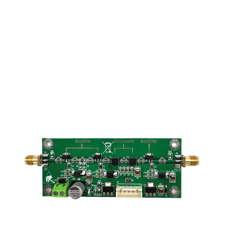 射频可调增益放大器 宽带 0~60dB增益可调 可放大-65dBm小信号