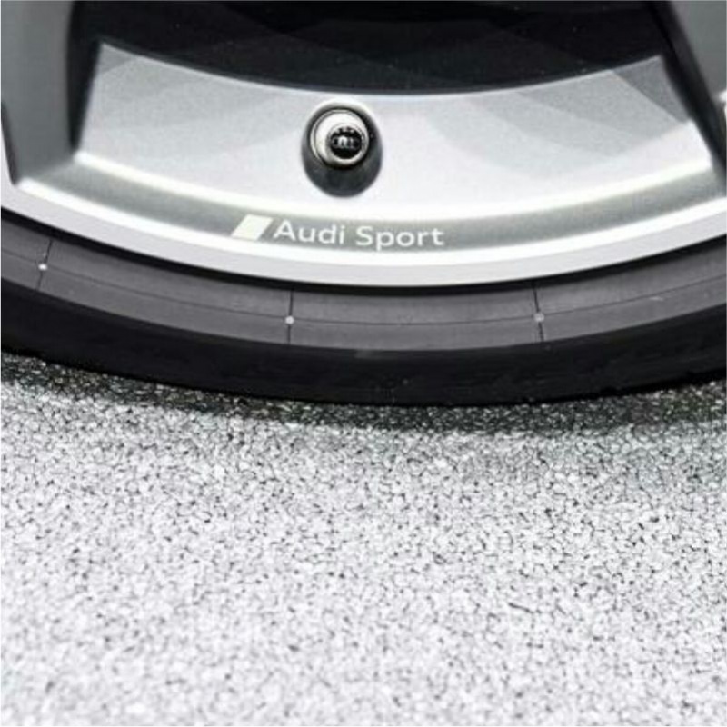 适用于奥迪A3A4LA6A5Q5A7改装钢圈创意轮圈汽车贴纸轮毂贴