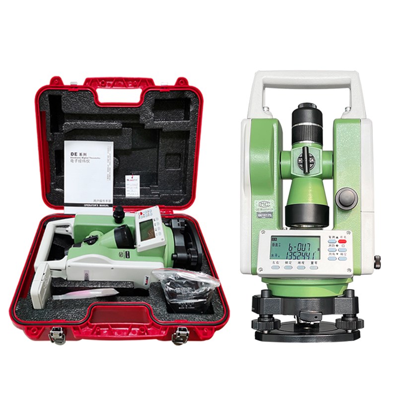电子经纬仪上下激光对中绿光高精度建筑工程测量测绘仪三脚架正品