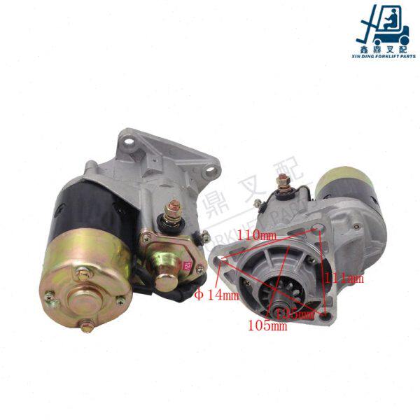 叉车配件 启动马达 6BB1/DB33A起动机 12V 11齿