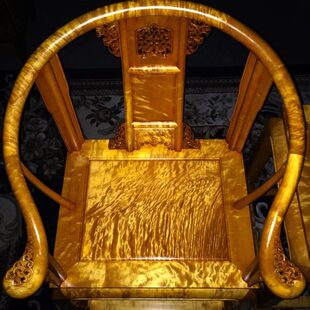 人金丝红木家具椅椅实木圈椅楠皇宫四川新中式三件套椅子主太师椅