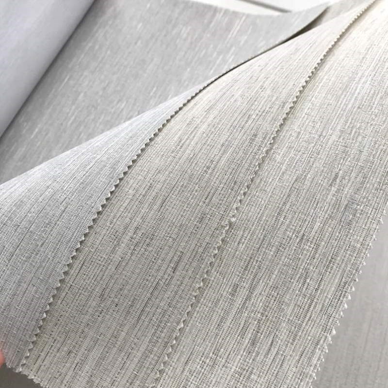 家用浅现代壁布无缝纯色MS04暗纹简约加厚灰P色防水高精密墙布壁