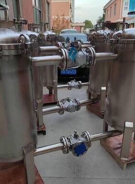 供应BLDL-3P-1.5M2*2-DN65双联过滤器不锈钢多袋式过滤器