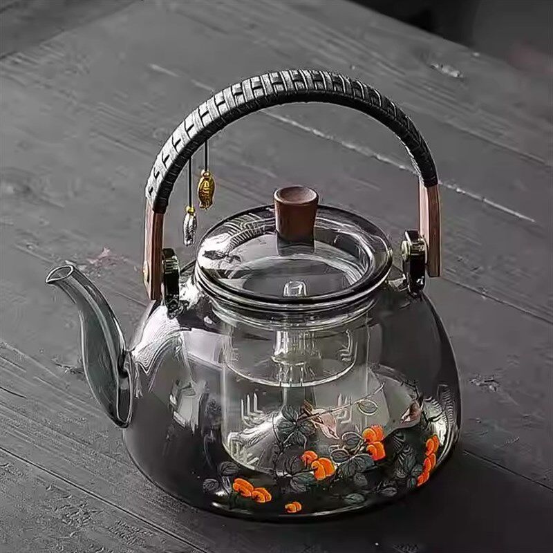 遥控款煮茶器电陶炉煮茶壶非触摸家用懒人自动泡茶壶电茶炉红外炉