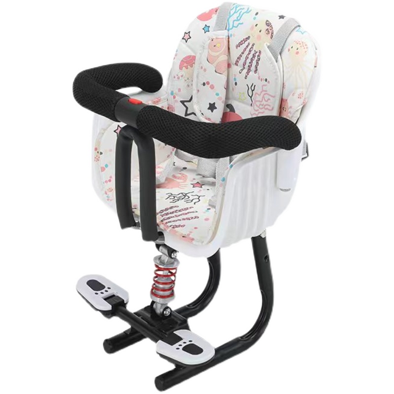 电动车儿童坐椅子前置雅迪踏板车宝宝座椅电瓶自行车儿童安全凳