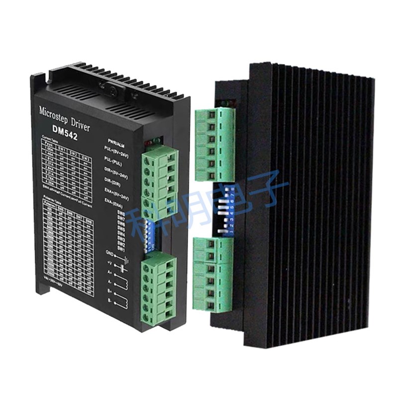 厂家直销42 57 60步进电机驱动器DM542 24-50V 1-4A5A7A2-128细分