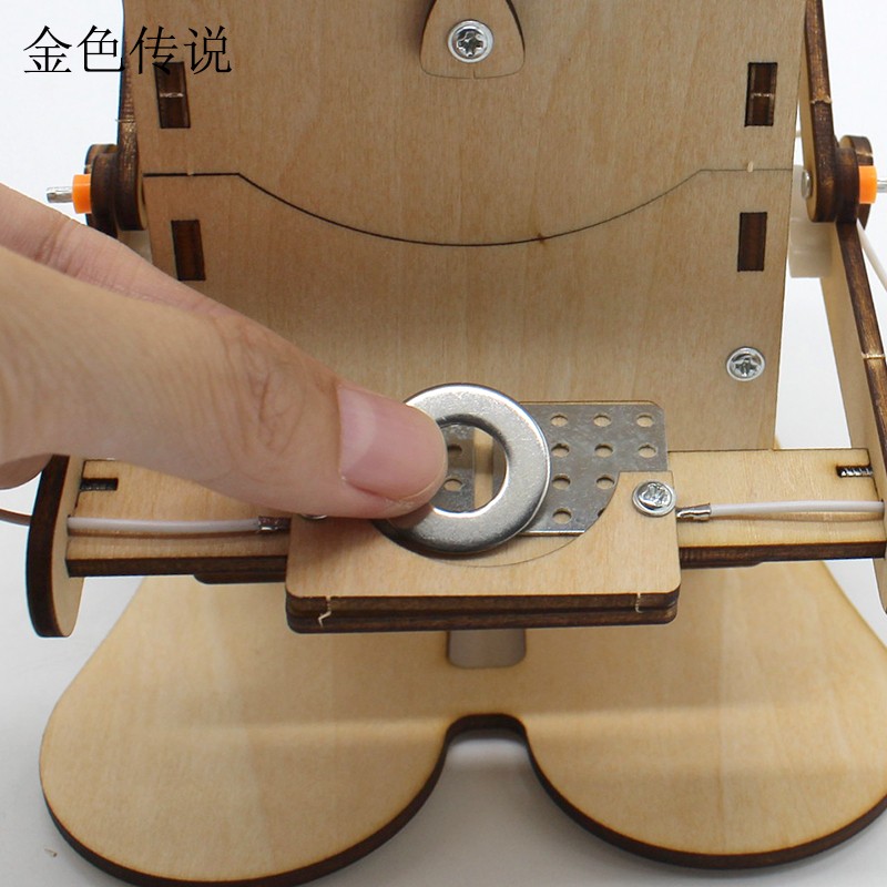 吃硬币机器人学生电路模型科技小制作diy创意手工拼装作品比赛