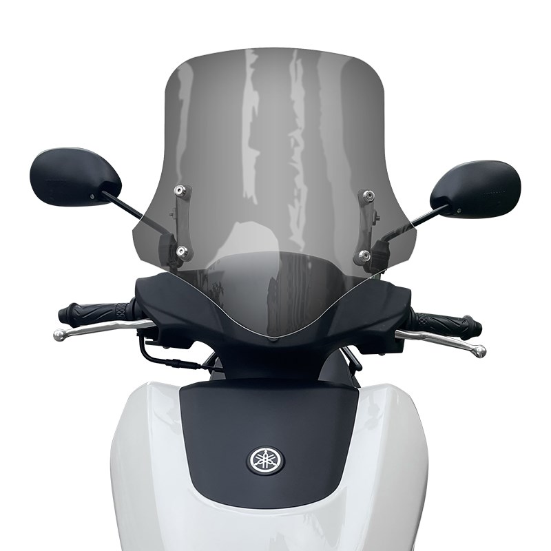 适用雅马哈旭鹰125挡风玻璃改装可升降踏板摩托车进口高清前风挡