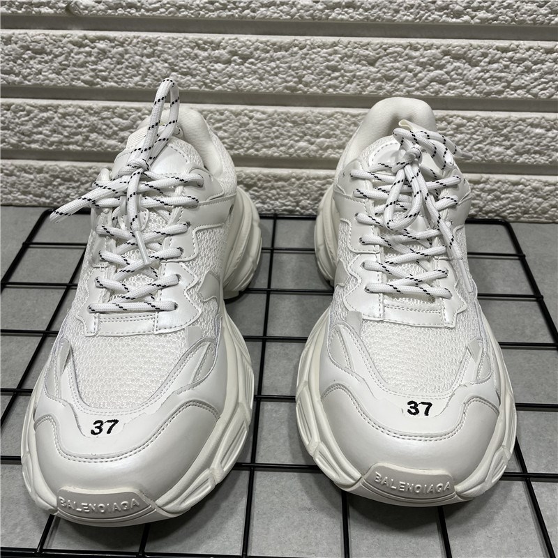 断码处理真皮网面透气老爹鞋女春秋新款百搭网红超火厚底运动鞋潮