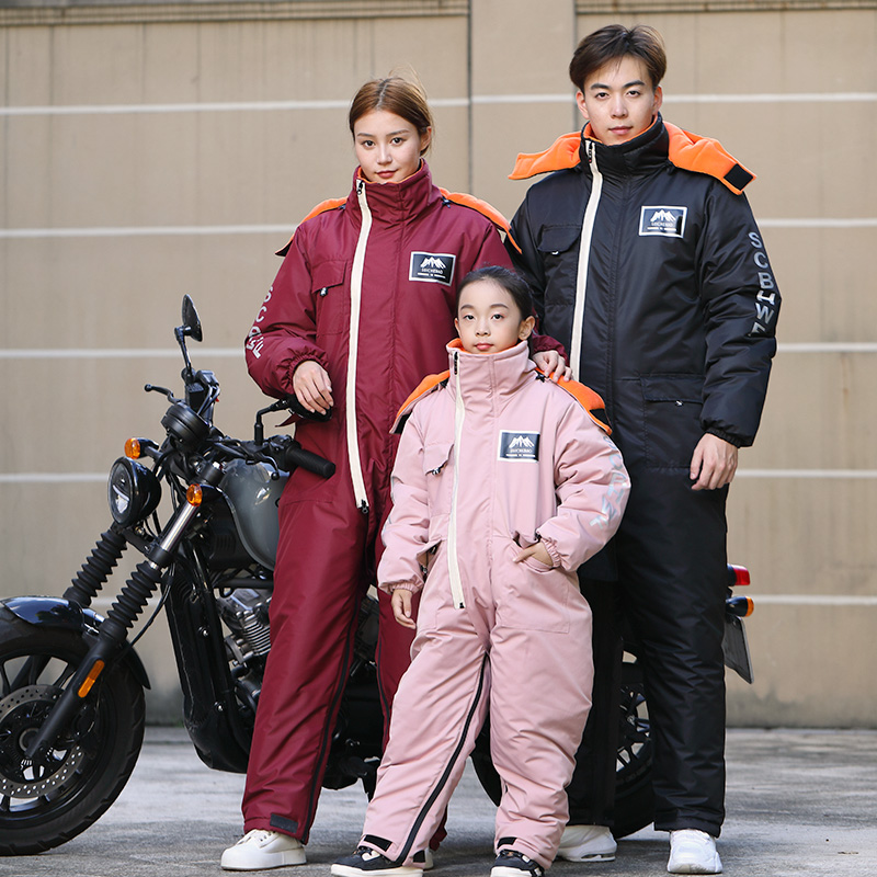 摩托车骑行服男女机车服休闲防风防水秋冬季电动车加绒加厚挡风衣