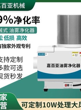 嘉百亚机床油雾收集器油雾净化器cnc工业油烟分离器过滤XMOR大吸