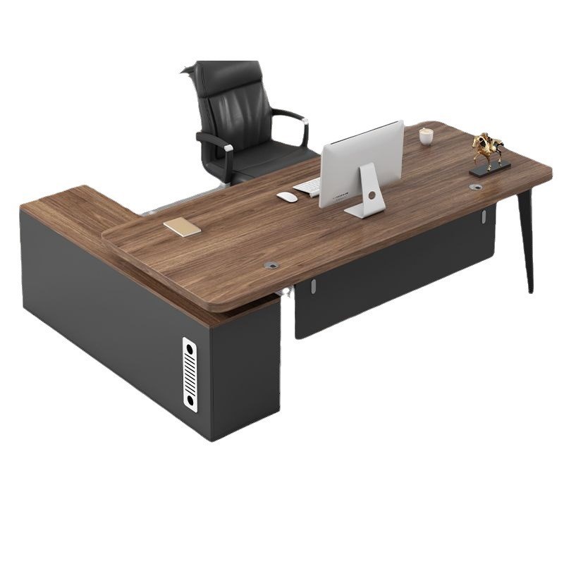 老板桌办公桌椅组合简约现代总裁桌主管桌大班台办V公室家具经理