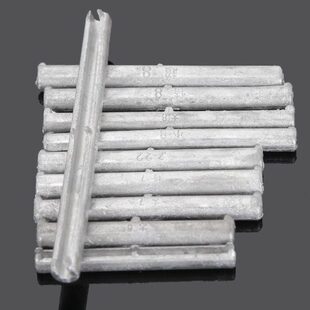 坠铅六角鱼尾角铅撒网网夹撒网铅坠子脚网网角铅坠子铅坠脚绑好坠