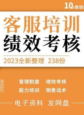 制话术售ppt绩效考核淘宝天猫电客服公司方度案培训商销售管理后