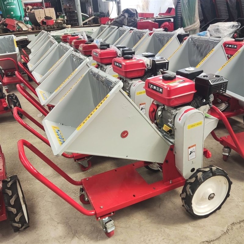 可携式铡草机柴油机款汽油机x秸秆树枝粉碎机园林果园修剪干湿两