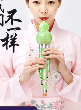 专业仿木纹树脂初学者音降b乐器型调玄鹤防摔三云南c调葫芦丝演奏