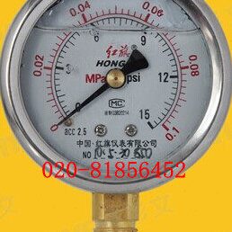 01. 1KGi耐震压力表mpaps60N-0 抗震红旗-15  Y.-Y160MPA  TN