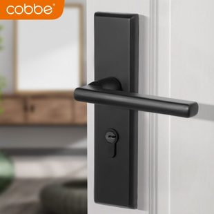 卡贝门锁卧室房间门锁木门锁把手静音室内门锁卫生间家用反提上锁