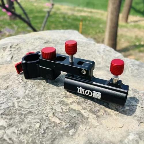 新款2024钓椅配件大全大物杆炮台架加厚款钓椅大物镁铝合金全套新