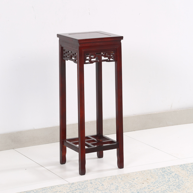 实木花架花几家用阳台客厅落地z盆景架仿古红木绿萝爬藤多层置物