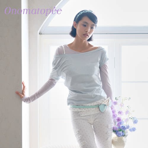 OTPe*天丝假三件叠穿长袖打底T恤
