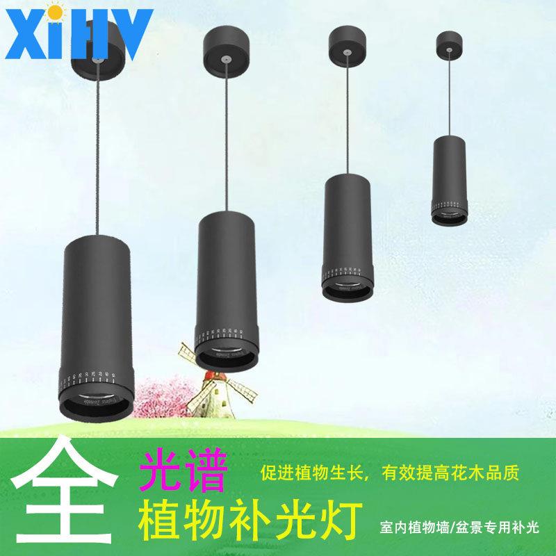 全光谱植物生长补光灯变焦吊线罗汉松雨淋缸景观花卉仿太阳促生长